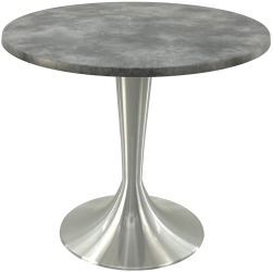 Masa pentru restaurant rotunda D80xh74cm Raki Copperfield blat werzalit si baza aluminiu 