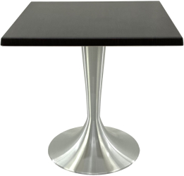 Masa pentru terasa restaurant patrata 80x80xh74cm Raki New Wenge blat werzalit si baza aluminiu 