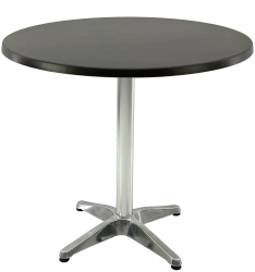Masa restaurant exterior interior rotunda D80xh74cm Raki New Wenge blat werzalit si baza aluminiu 