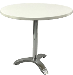 Masa restaurant rotunda D80xh74cm Raki Uni Art blat werzalit si picior aluminiu 