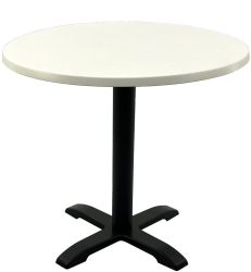 Masa restaurant rotunda D90xh74cm Raki Uni Art blat werzalit si baza metalica 
