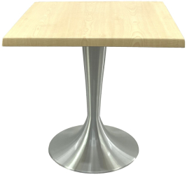 Masa restaurant/terasa patrata 80x80xh74cm Raki Maple blat werzalit si baza aluminiu 