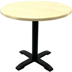 Masa restaurant/terasa rotunda D80xh74cm Raki Maple blat werzalit si baza metalica 