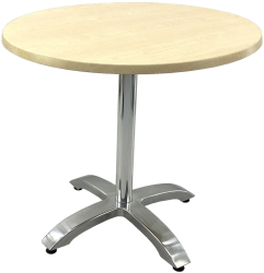 Masa restaurant/terasa rotunda D80xh74cm Raki Maple blat werzalit si picior din aluminiu 