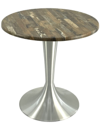 Masa rotunda bistro D70xh74cm Raki Maracaibo blat werzalit si baza aluminiu 