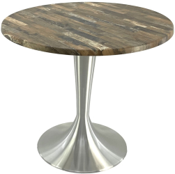 Masa rotunda cafenea D80xh74cm Raki Maracaibo blat werzalit si baza aluminiu 