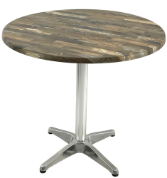 Masa rotunda cafenea D80xh74cm Raki Maracaibo blat werzalit si baza din aluminiu 
