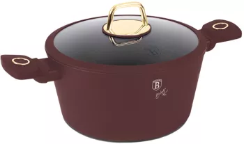 Oala cu capac 24 cm 4.1 Litri BerlingerHaus Leonardo Collection BH/8041 