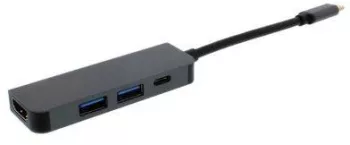 Adaptor USB Type C - HDMI 4K 3x USB 3.0 USB Type C PD 60W Well
