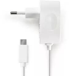 Alimentator retea - USB Type C 3A cablu fix alb NEDIS 