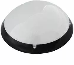 Aplica Mirsa Nemli Oval Negru Mat E27 IP65 D 30Cm 
