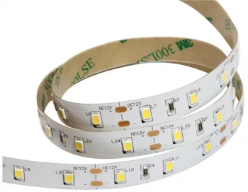 Banda LED SMD2835 12V 60LED/m 6W/m lumina calda 3000K 5m IP20 Well LEDSTW-2835-12608D201/5-WL 