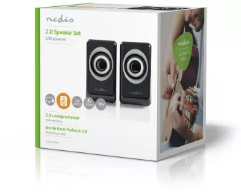 Boxa PC 2.0 18W 3.5 mm Jack USB Nedis 