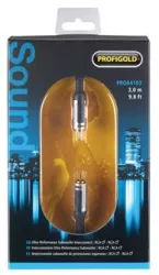 Cablu audio de înaltă calitate RCA tata-tata 3m aurit PROFIGOLD