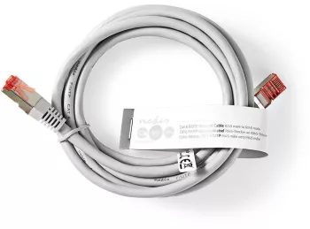 Cablu FTP CAT6 patch cord 2m gri RJ45-RJ45 Nedis 