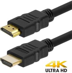 Cablu HDMI v2.0 7.5m OFC cu ethernet 19p tata - HDMI 19p tata aurit Well 