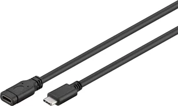 Cablu prelungitor 1m USB Type C 3.1 GENERATION 1 tata-mama 15W 5Gbit/s Goobay 