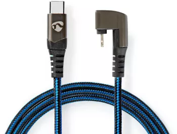 Cablu sincronizare incarcare USB Type C - Lightning 180 1m NEDIS 