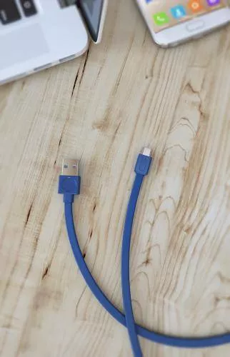 Cablu USB 2.0 - USB Type C 1.5m albastru Allocacoc 
