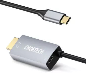 Cablu USB Type C - HDMI Choetech XCH-M180 PD 60W 1.8m negru
