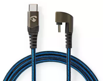Cablu USB Type C tata - USB Type C tata conector gaming 180 2m NEDIS 