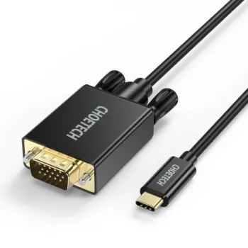 Cablu USB Type C - VGA Choetech XCV-1801 1.8m negru 