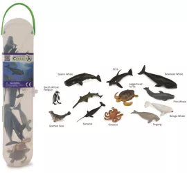 Cutie cu 12 minifigurine animale marine set 2 