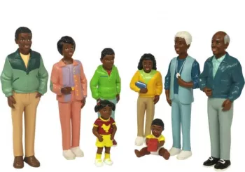 Figurine familie africana miniland 