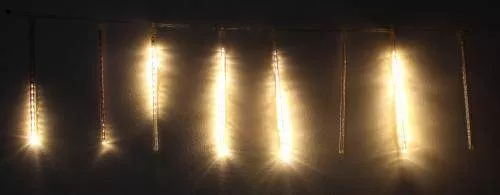 Ghirlanda luminoasa 8 turturi lumina alba cablu transparent WELL 