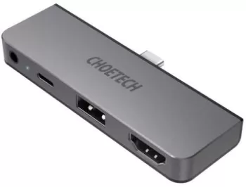 HUB USB type C - 1x HDMI + 1x USB 2.0 + USB type C PD 60W+ 1x Jack 3.5 mm Choetech HUB-M13 
