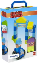 Joc constructii tematic statie politie - miniland 
