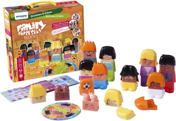 Joc de construit family diversity - miniland 