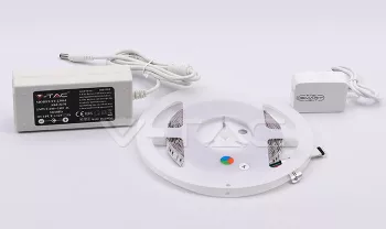Kit banda LED SMART Google Home & Alexa SMD5050 RGB 60LED/m 10W/m 1000lm/m IP20 5m V-TAC 