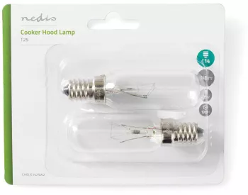 Lampa bec incandescent pentru cuptor de gatit E14 25W 2buc/set Nedis 