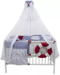 Lenjerie MyKids Ocean 9 Piese 120x60 cm