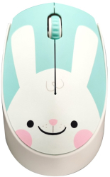 Mouse Zoo Iepuras SMART TabbyBoo tehnologie Wireless 2.4G DPI 1600 USB pentru PC sau laptop - albastru 