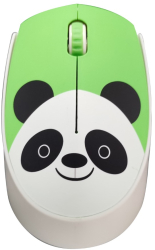 Mouse Zoo Panda SMART TabbyBoo tehnologie Wireless 2.4G DPI 1600 USB pentru PC sau laptop - verde 