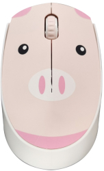 Mouse Zoo Piggy SMART TabbyBoo tehnologie Wireless 2.4G DPI 1600 USB pentru PC sau laptop - roz 