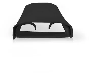 Organizator cabluri 110 x 6 x 2 cm PVC ABS negru Nedis 