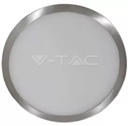 Plafoniera aplicata argintie LED 6W 420lm 3000K lumina calda V-TAC 
