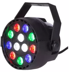 Proiector jocuri de lumini mini LED 9x 1W RGB +3x 1W alb Velleman 