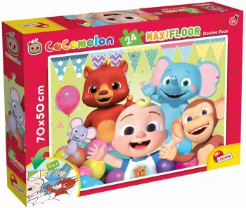 Puzzle de colorat maxi - Cocomelon si prietenii 24 piese 