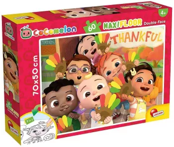 Puzzle de colorat maxi - Cocomelon si prietenii 60 piese 