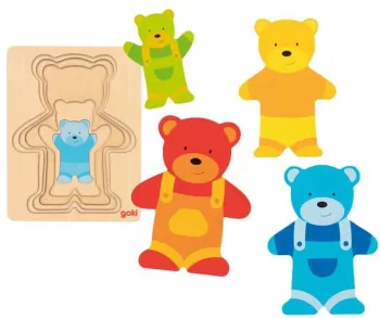 Puzzle stratificat ursuletii veseli 