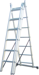 Scara Evotools 3 tronsoane 7 trepte/tronson Aluminiu 