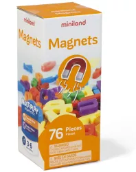 Set 66 litere mici magnetice - miniland 