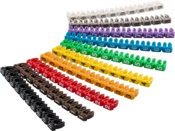Set cleme de marcare a cablului Cifre 0-9 max. 2.5 mm 100buc Goobay 