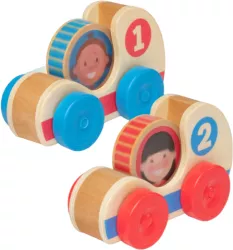 Set de doua masinute din lemn colectia go tots 