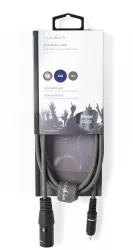 XLR-RCA audio cablu XLR 3pini tata - RCA tata 1.5m Gri NEDIS 