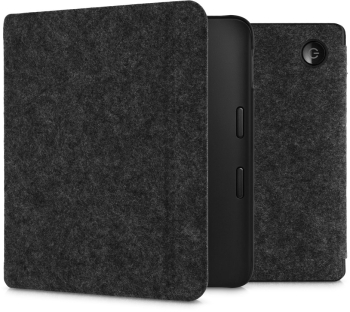 Husa pentru Tolino Vision 6 Kwmobile Negru Textil 56602.01 